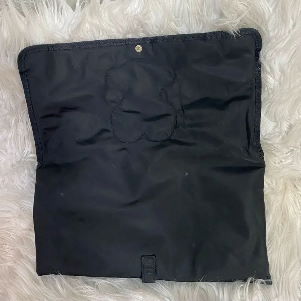 TOUS Black Crossbody Strap Water Repellent Baby Diaper Bag